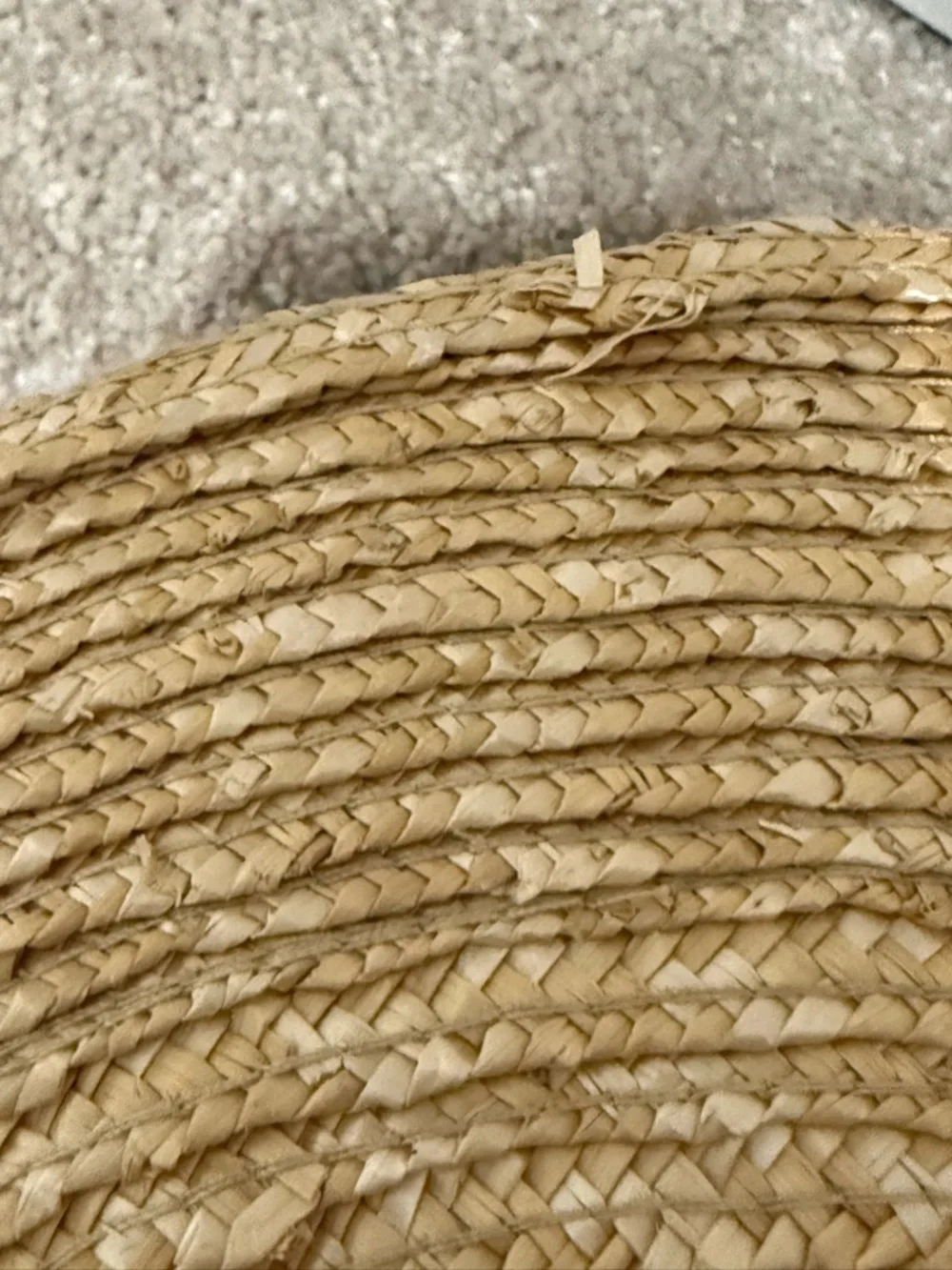 NWT Brixton Honey/ Burnt Henna Joanna short brim straw hat (good condition)
